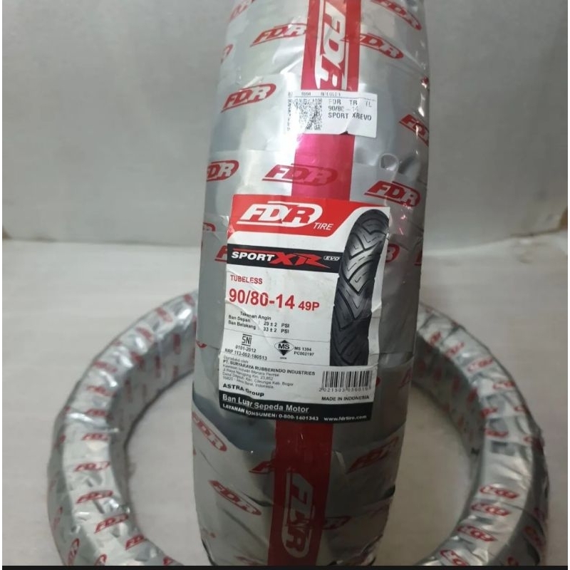 FDR SPORT XR 90/80-14 TUBLES