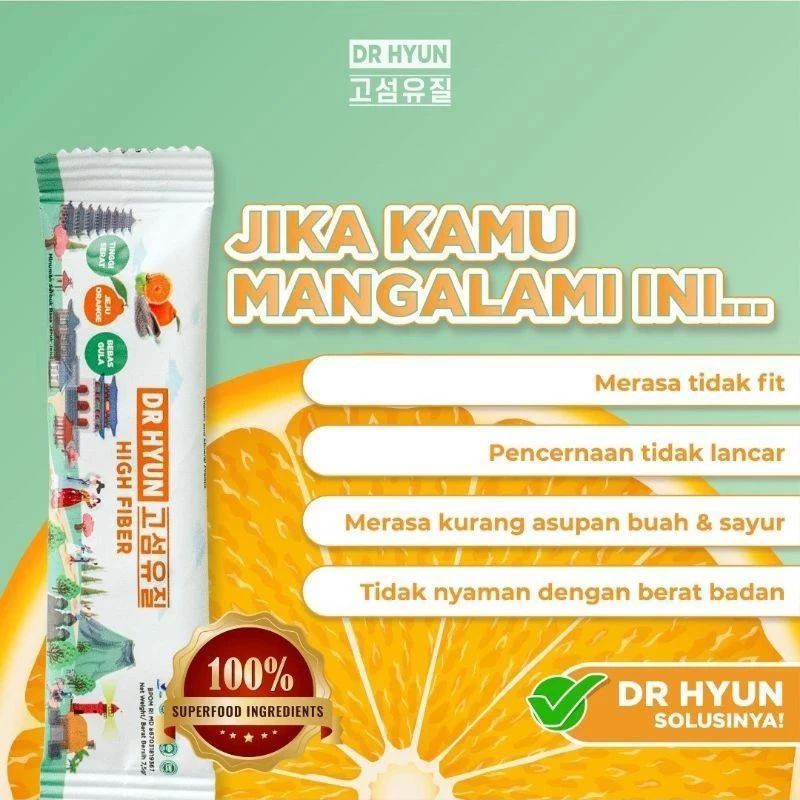 DR HYUN FIBER DRINK 15 SASET DR HYUN FIBER DRINK DIET DETOKS