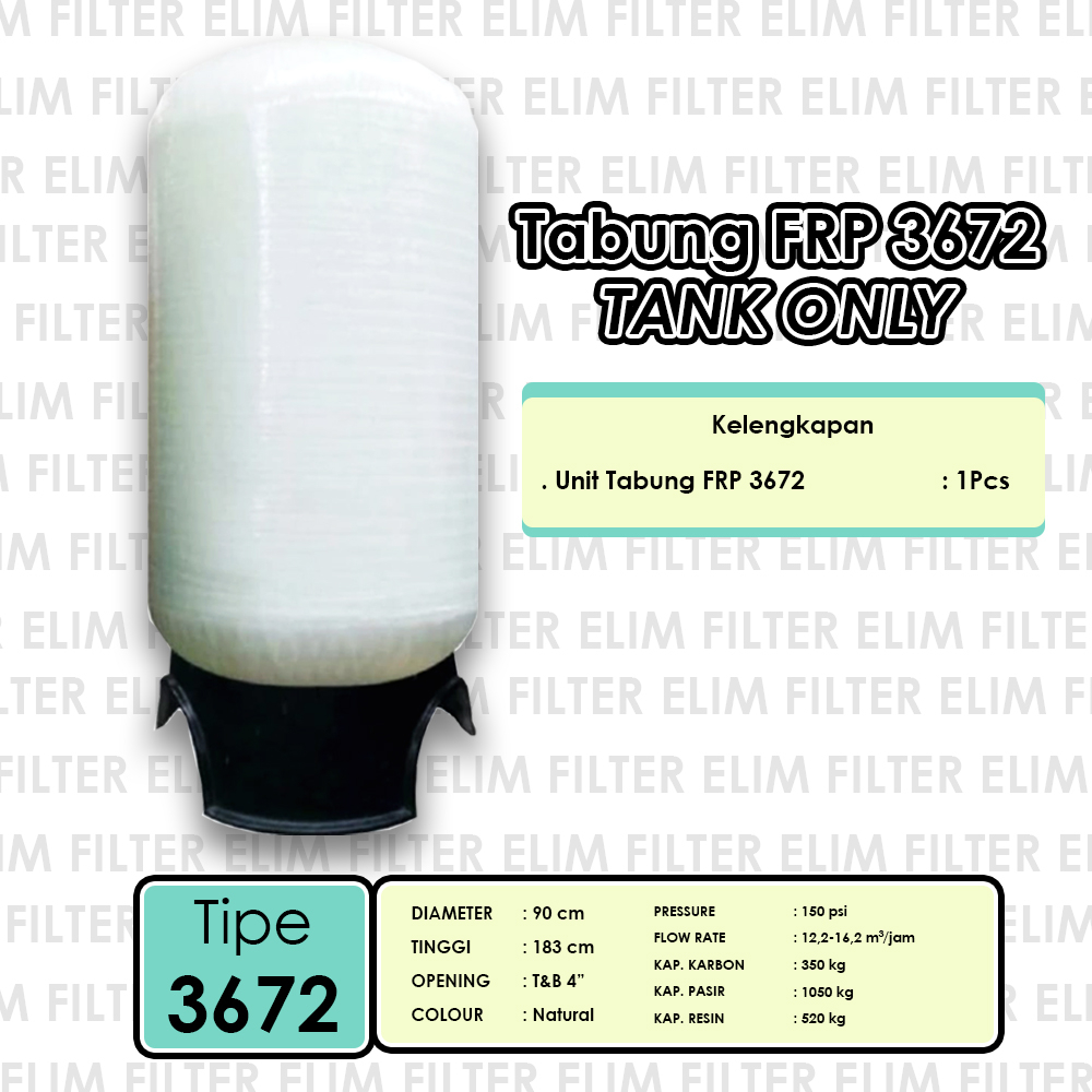 Tabung Filter Air FRP 3672