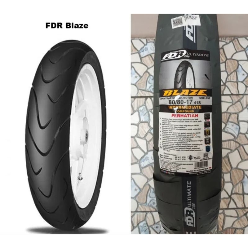FDR BLAZE 80/80-17 TUBLES