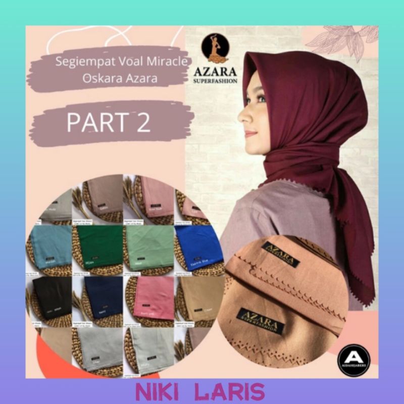 Osaka Laser Cut By Azara / Hijab Azara Terbaru / Hijab laser cut osaka azara / Hijab Terlaris / hija