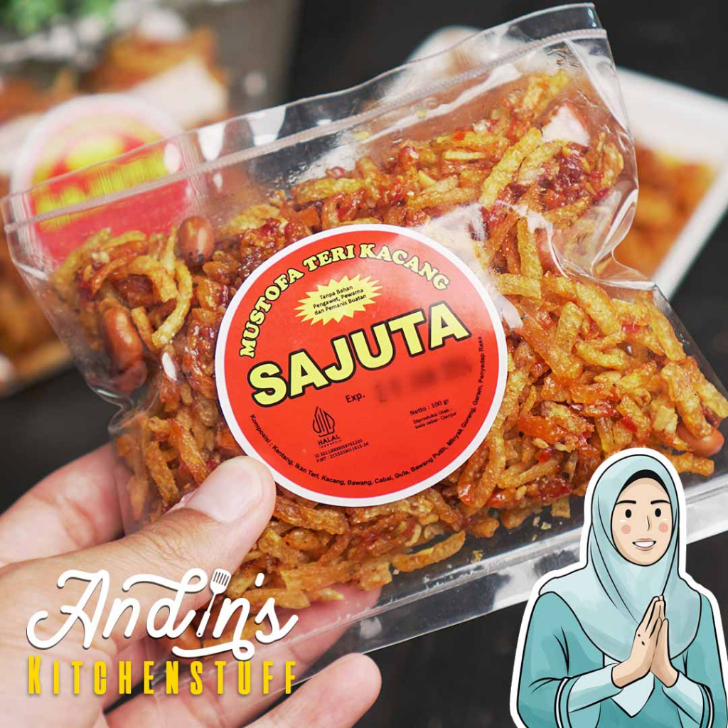 

Kentang Mustofa Teri Kacang Sajuta - Khas Cianjur 100 gram Tanpa Pengawet dan Pemanis Buatan