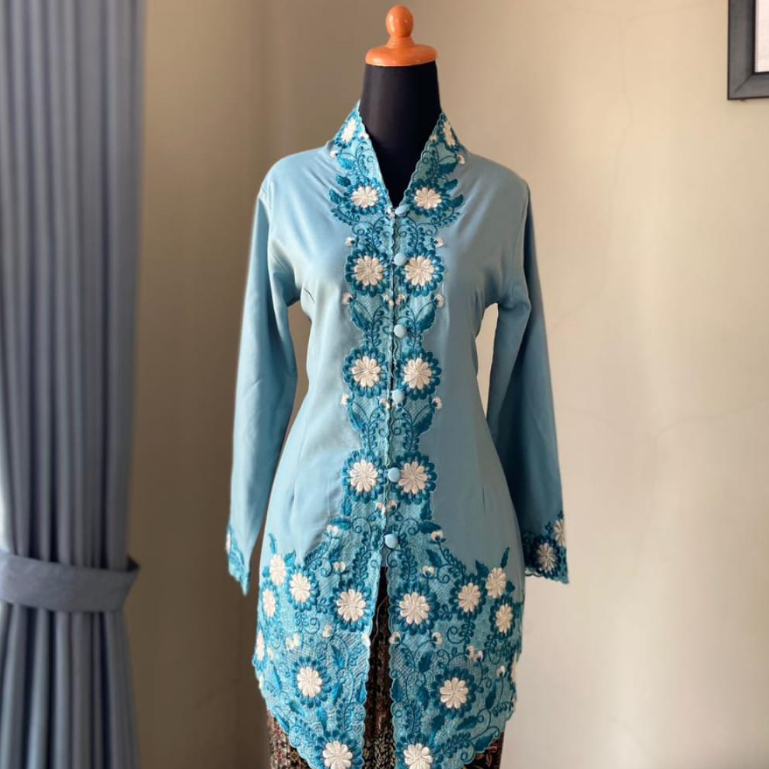 KEBAYA ENCIM BORDIR WARNA