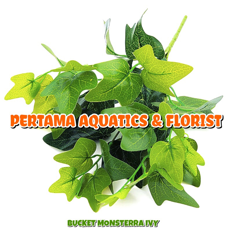 Bucket Monstera Artificial Bunga Artificial Daun Artificial Daun Rambat Artificial Rumput Artificial
