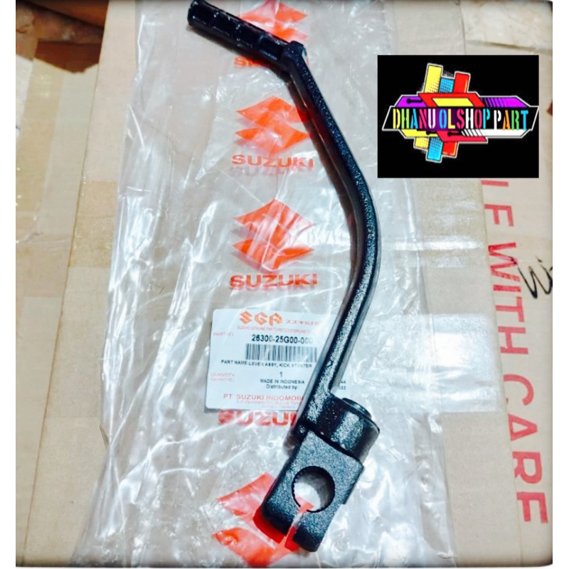 pedal kick engkolan stater satria fu karbu ori 26300-25G00-000