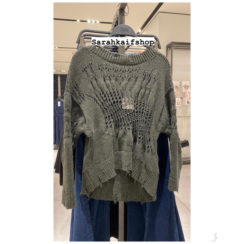 OUTER RAJUT ZARA WOMAN ORIGINAL STORE