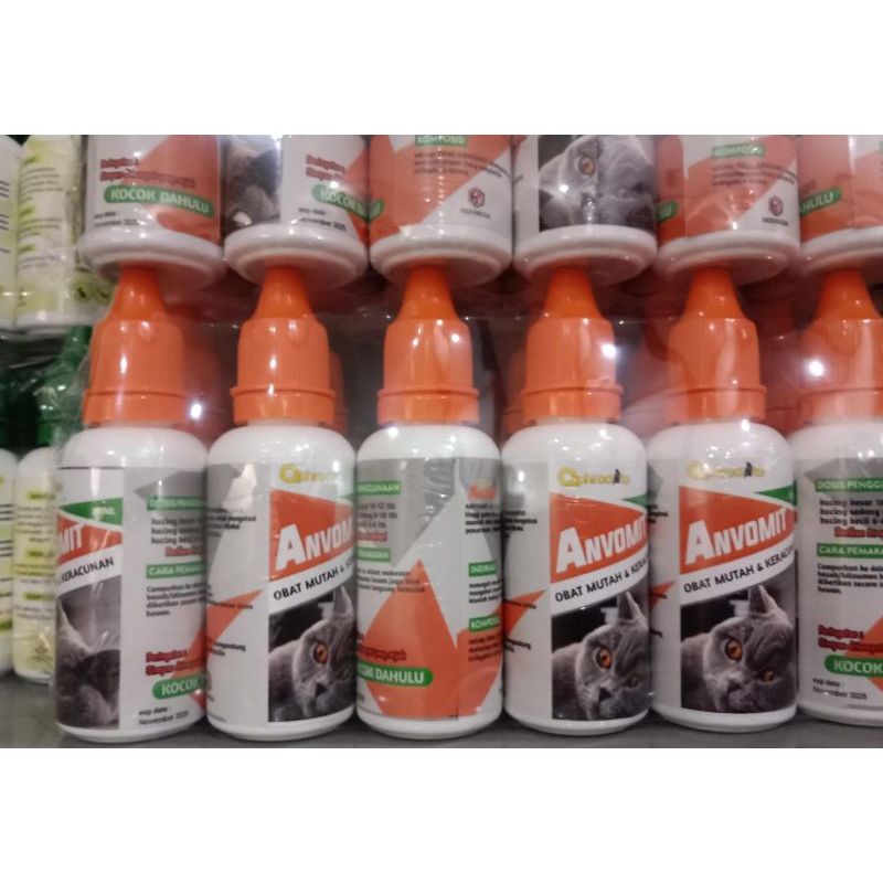 ANTI MUNTAH & KERACUNAN KUCING/ANJING tetes