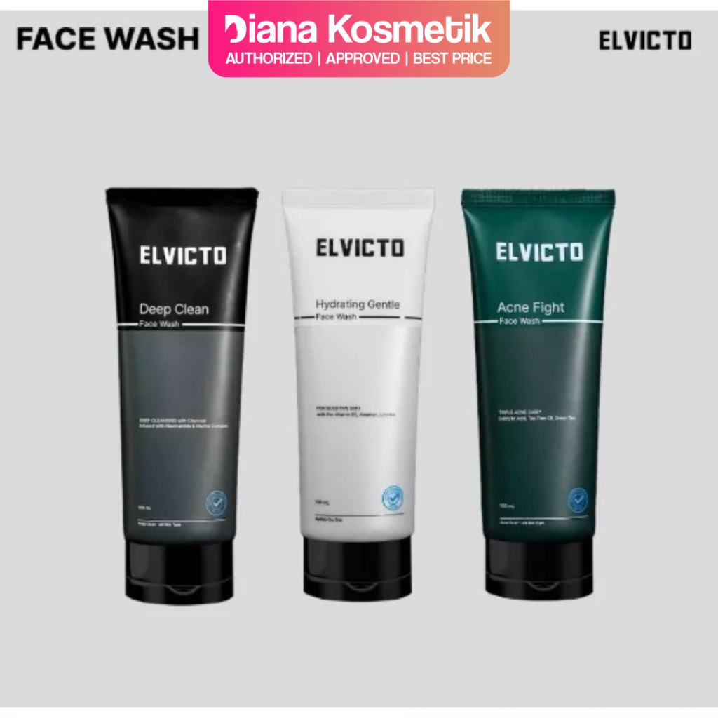 ELVICTO FACE WASH ( Skincare pria)
