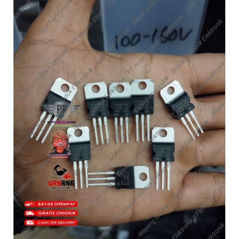 ic transistor mosfet 75NF75 75NF 75