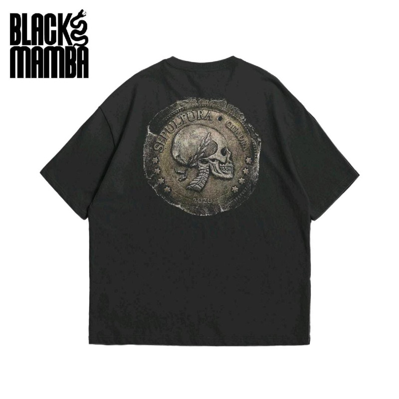 KAOS BAND | SEPULTURA |COMBED 24s PREMIUM |BUILT UP (Tanpa Jaitan Samping)