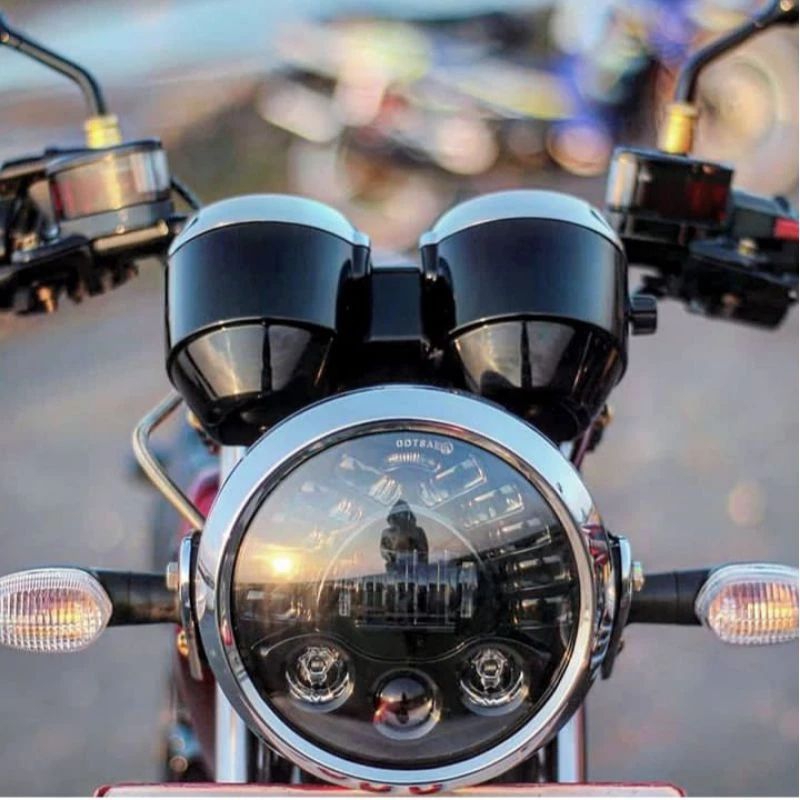 Lampu Depan Daymaker 19led 7inch Rx king Njnja Tiger Scorpio W175 Cb400