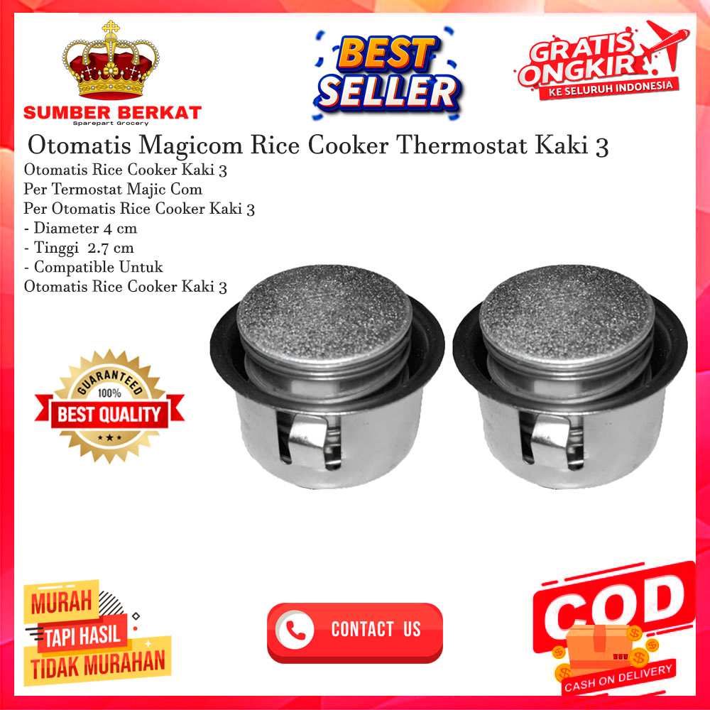 Otomatis Magicom Rice Cooker Thermostat Kaki 3