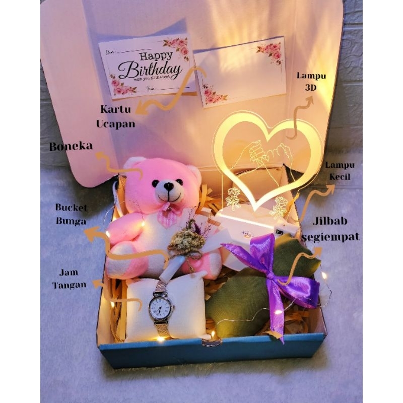 

Kado Hampers Jam Tangan Hijab