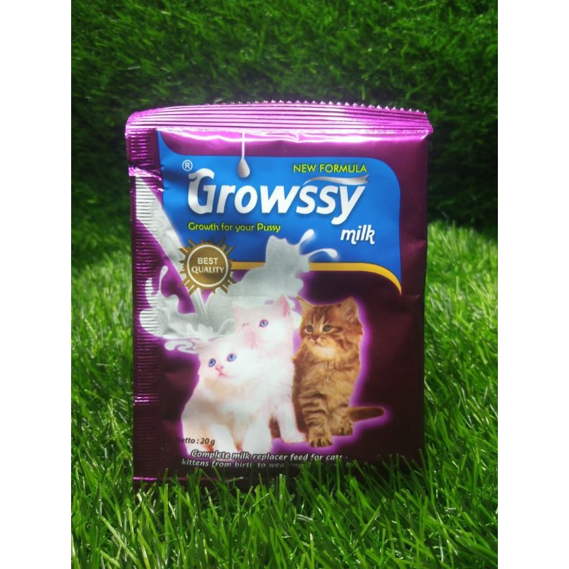 Susu Growssy Sachet - Susu Kucing - Growssy Susu Anak Kucing - Kitten