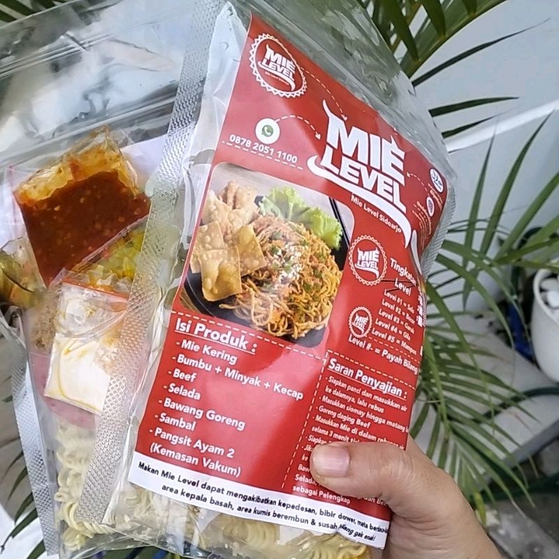 Mie level pedas goreng