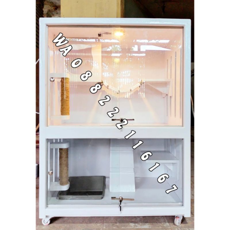 Kandang Kucing Kaca Cat Aquarium