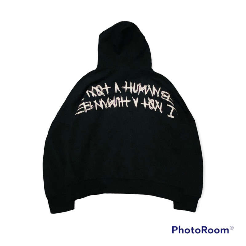 Hoodie im not a human being fashion vintage second