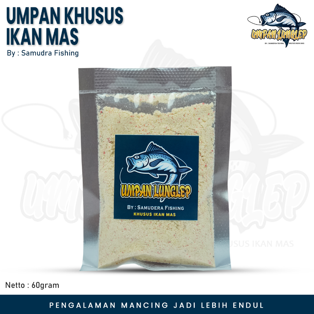 Umpan Lunglep Siap Pakai Aroma Udang Merah Khusus Mancing Ikan Mas