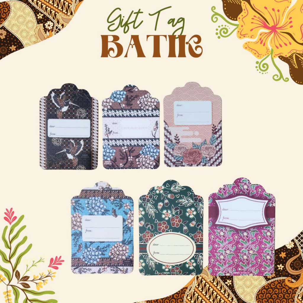 

Gift Tag Batik