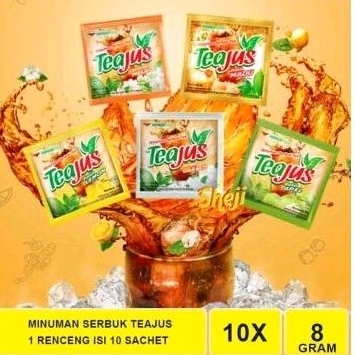 

TEA JUS 1 RENCENG ISI 10 SACHET