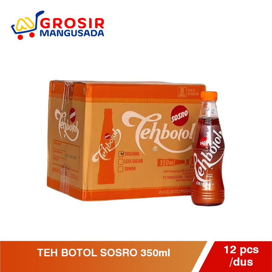 

Teh Botol Sosro 350 ml 6pcs Lebih Hemat