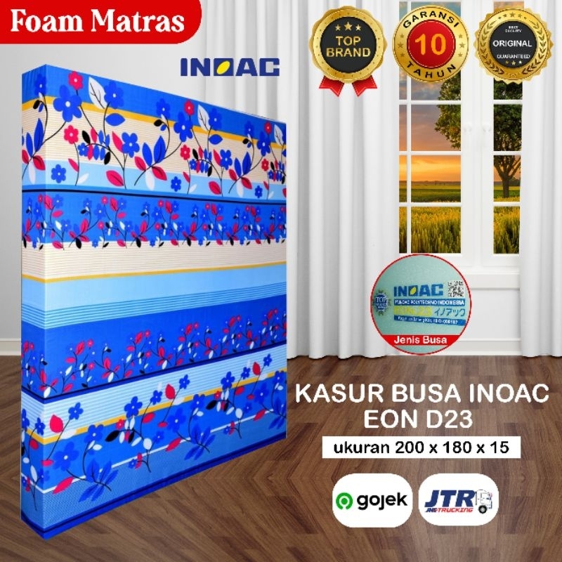 Kasur Busa Inoac Ukuran 200x180x15 cm Garansi 10 Tahun Inoac Eon D23 Original Tebal 15 cm