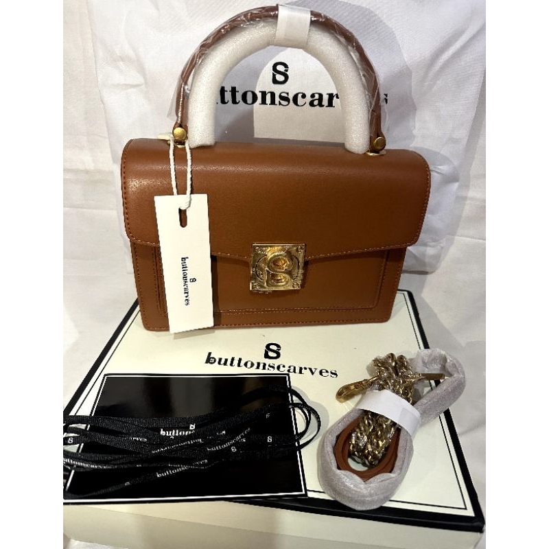 ❌ SOLD OUT ❌ BUTTONSCARVES KATE BAG ( BROWN SUGAR )