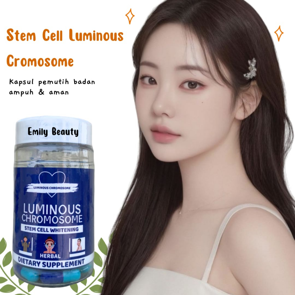 STEM CELL LUMINOUS CROMOSOME KAPSUL PEMUTIH BADAN ISI 60 KAPSUL