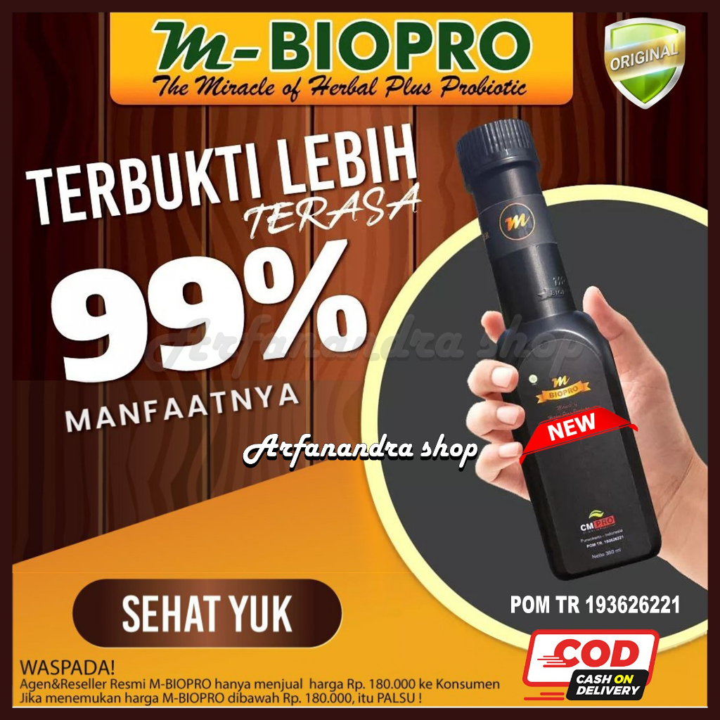 

M-Biopro Asli Herbal Probiotik 380ml Agen Resmi Bogor