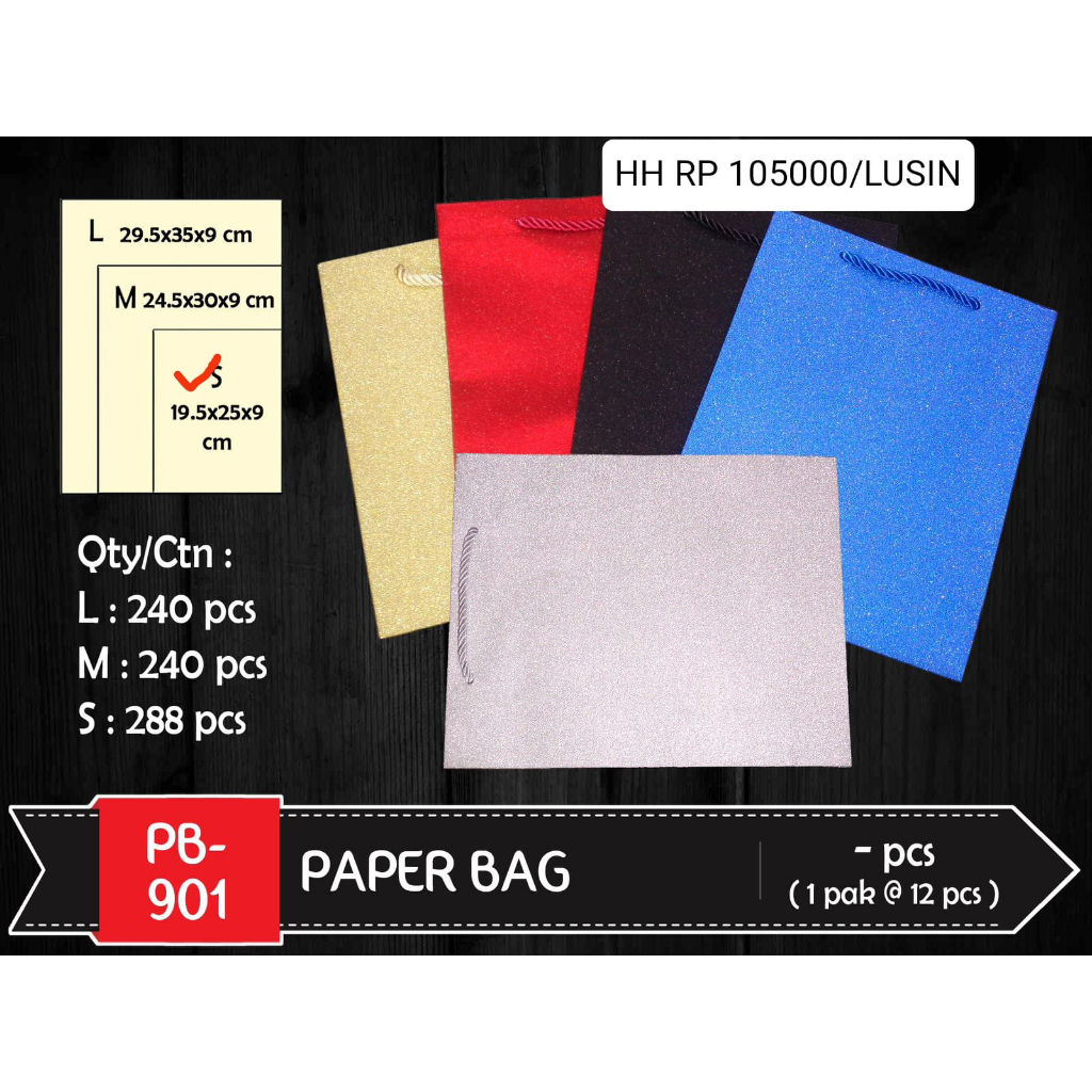 

Paper Bag Ukuran Small PB-901 / 1 pcs