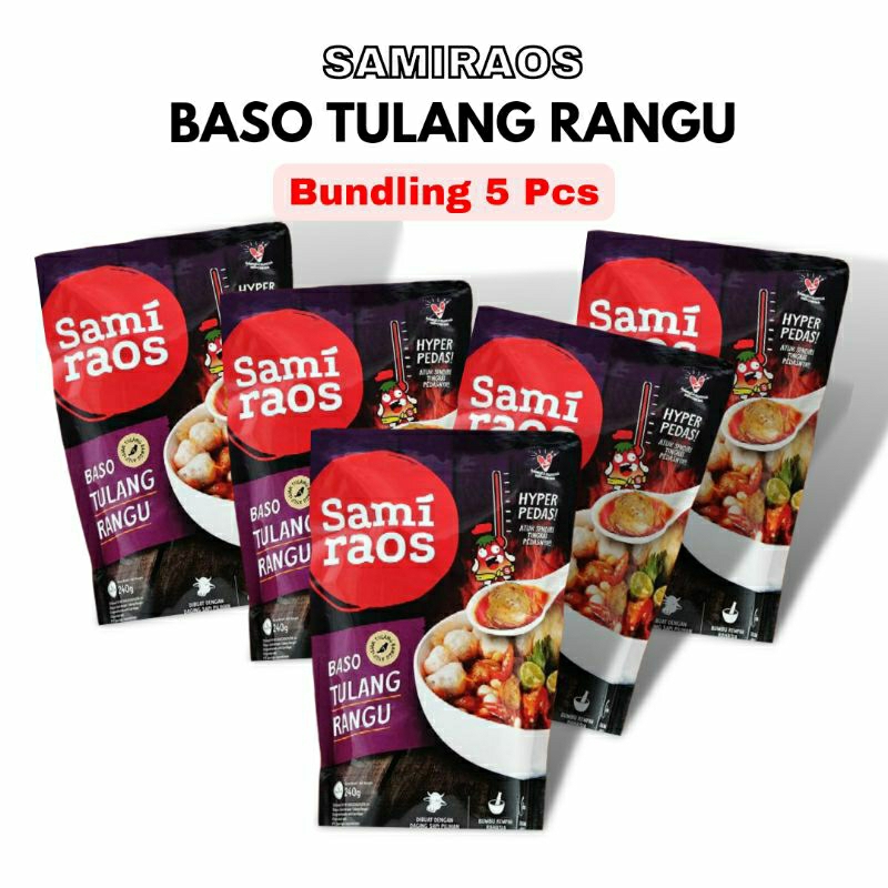 

Baso Aci Samiraos Geprek Tulang Rangu Bundling 5 Pcs