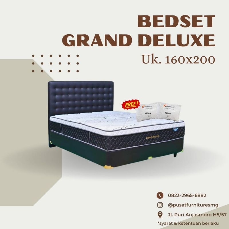 Central Springbed - Grand Deluxe Ukuran 160x200 cm