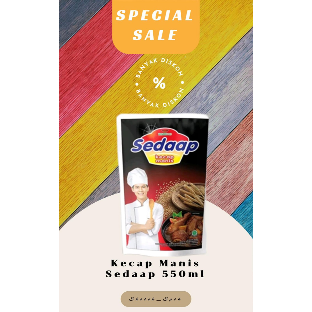 

Kecap manis sedaap 550ml