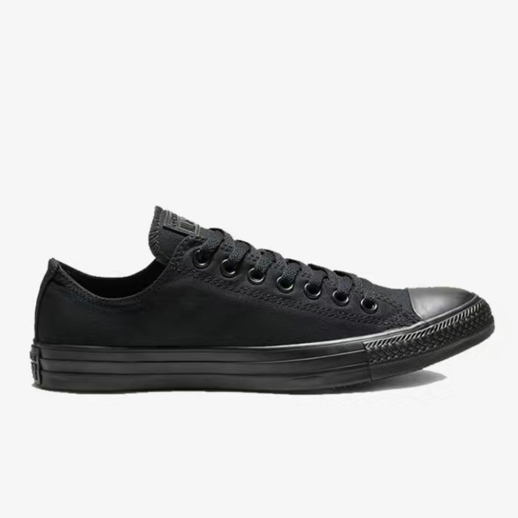 Sepatu Sekolah Hitam Sneakers Pria Sport Shoes Black / Sepatu Kerja Kuliah Hitam Black Cowok Cewek /
