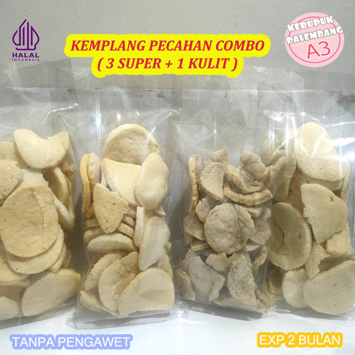 

KEMPLANG REMPESAN COMBO 3 SUPER 1 KULIT 800GR