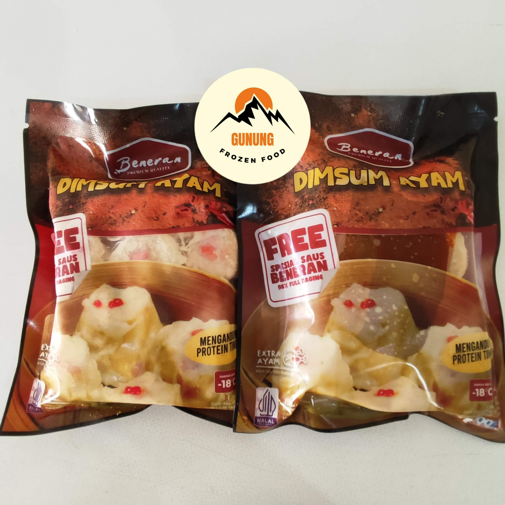 

Beneran Dimsum Ayam 250gr + Saus, isi 12