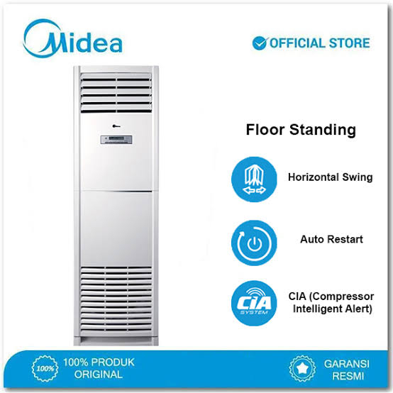 [ PROMO ] Ac Midea 2.5 Pk MFGB-24CRN1 - Ac Midea 2.5 Pk Standing Floor - Standard - Free Ongkir