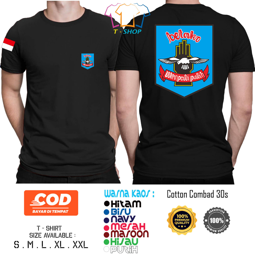 Kaos Pencak Silat Merpati Putih Logo Baju Distro
