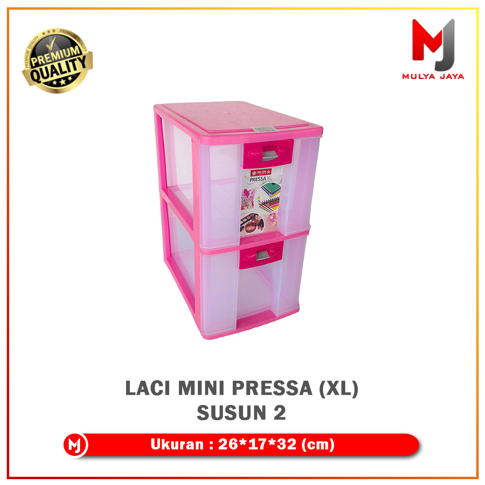 Lion Star Laci Mini Susun 2 Plastik Laci Mini Pressa Laci Minimalis Mulya Jaya