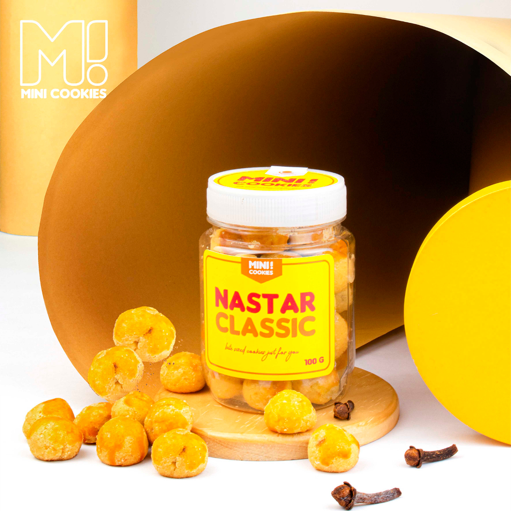 

Nastar Classic PREMIUM ( Mini Cookies ) - Kukis - Snack - Renyah - 100% Selai Nanas Asli