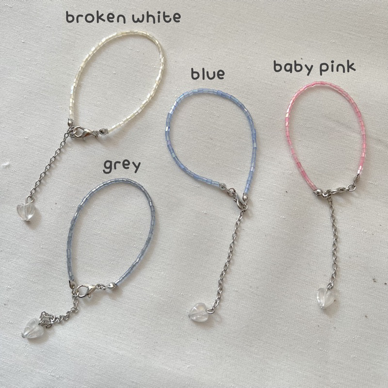 gelang manik / gelang mote - string bracelets | la.ideas