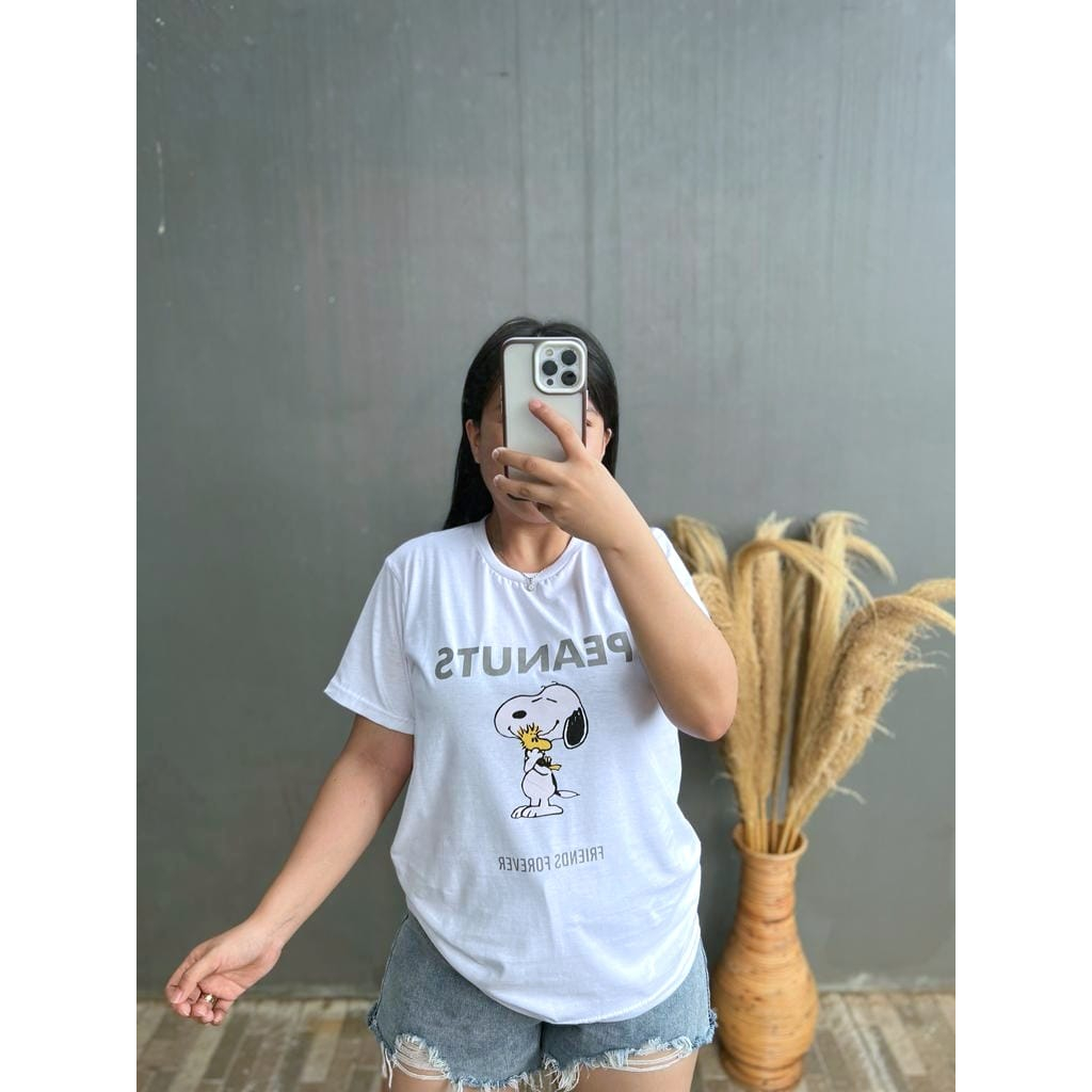 KAOS PEANUTS | BAJU TUMBLR TEE SHIRT OVERSIZE DUSTY ROSE BLUE HITAM BEIGE | TUMBLR TEE | KOREA STYLE