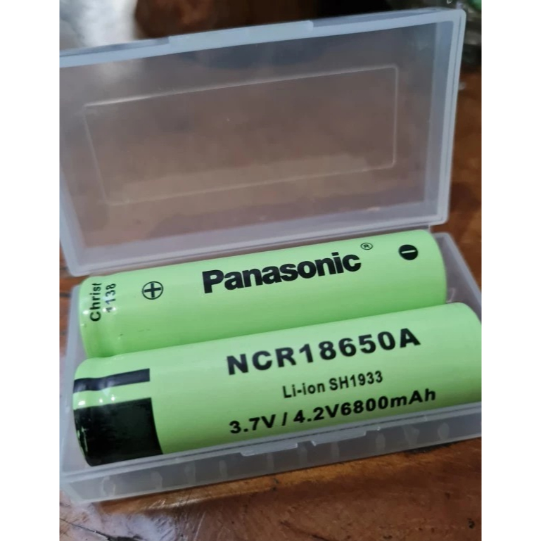 PANASONIC NCR18650 | 6000mAh | 18650 Baterai / Battery | 3.7/4.2V - 6800mah Flat