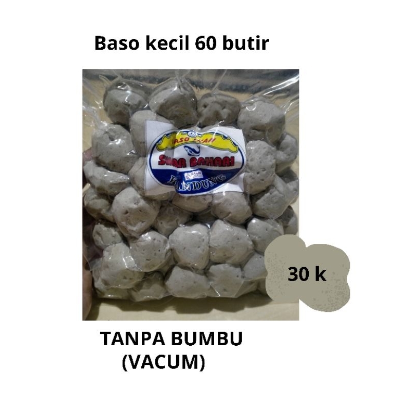 

BASO/BAKSO IKAN SINAR BAHARI 1/4 BALL ,BAKSO KECIL (FREE MINYAK BUMBU KUAH)