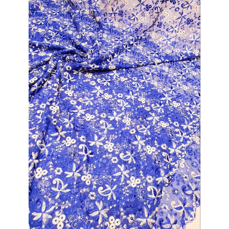 Kain Meteran - Kain - Kain CERUTI BORDIR Kembang