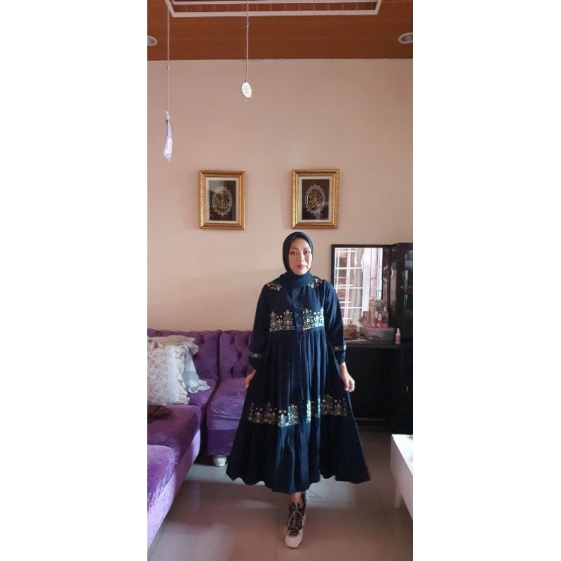 salvina ys midi dress bordir