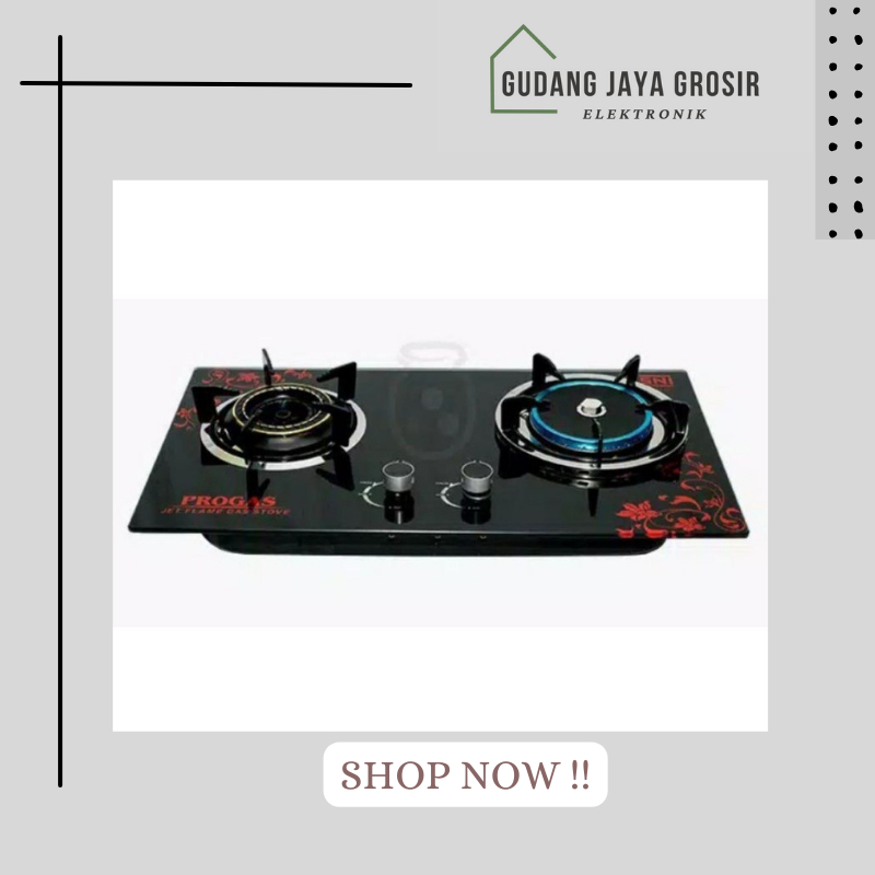 PROGAS KOMPOR GAS  MIX BARA/INFRARED 2 TUNGKU PG569