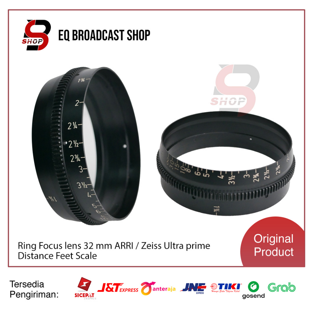 Ring Focus lens 32 mm ARRI / Zeiss Ultra prime Distance Feet Scale