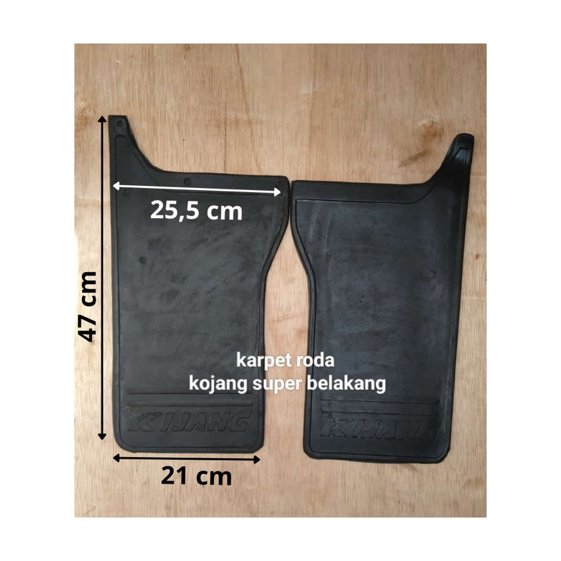 karpet lumpur / mudguard / kepet mobil kijang super / kijang grand
