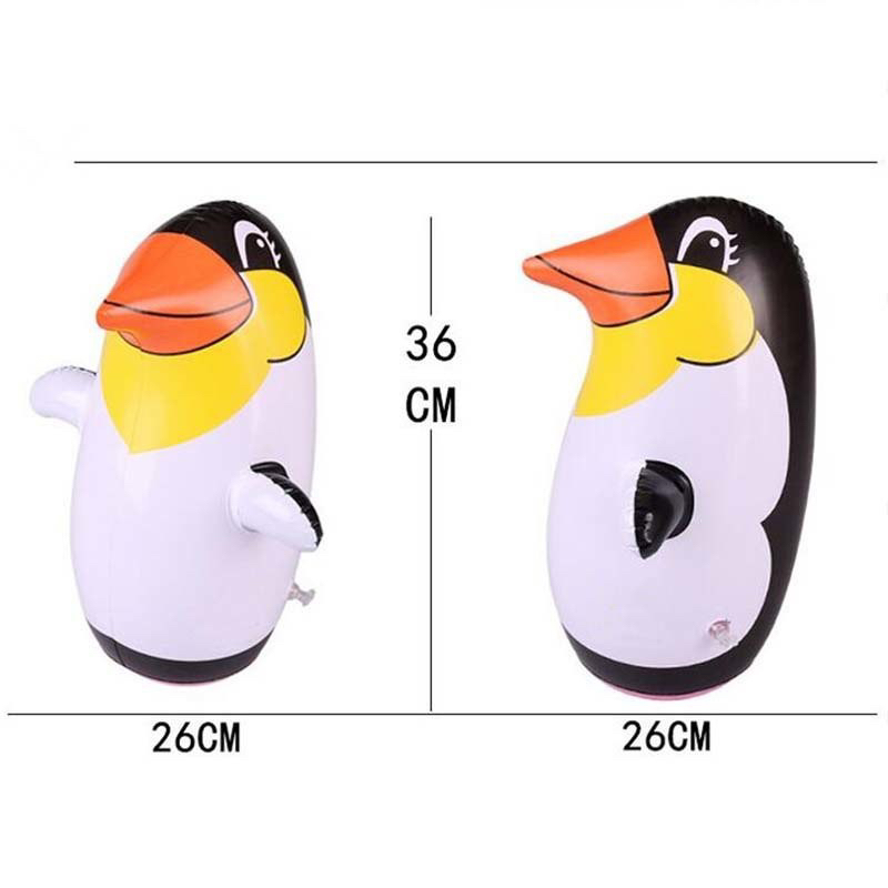 Tinju Penguin Mainan Samsak Tinjuan Anak Boneka Angin Balon Pinguin